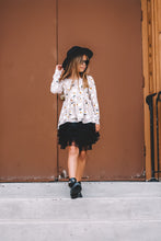 Load image into Gallery viewer, Fall Halloween Ghosty Peplum OR Dress