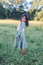 Load image into Gallery viewer, Fall Antique Floral Twirl Dress