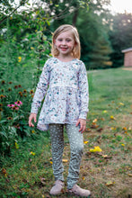 Load image into Gallery viewer, Cream Fall Floral High Low (leggings sold separate)