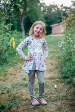 Load image into Gallery viewer, Cream Fall Floral High Low (leggings sold separate)