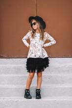 Load image into Gallery viewer, Fall Halloween Ghosty Peplum OR Dress