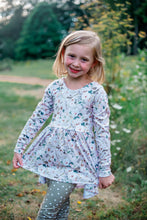 Load image into Gallery viewer, Cream Fall Floral High Low (leggings sold separate)