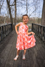 Load image into Gallery viewer, Spring Red and White Stars Twirl Dress