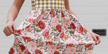 Load image into Gallery viewer, Racerback Floral &amp; Gingham Spring Dress