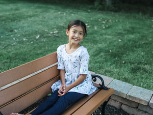 Fall Rose Garden Peplum