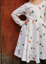 Load image into Gallery viewer, Christmas Reindeer Twirl Dress