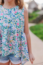 Load image into Gallery viewer, Spring Bright Floral Peplum OR Dress
