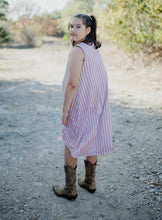 Load image into Gallery viewer, Spring Stripe Tunic Dress