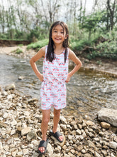 Load image into Gallery viewer, Spring USA Flags Shorts Romper