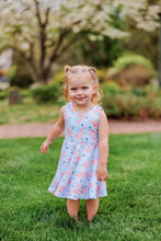 Load image into Gallery viewer, Spring American Flag Twirl Dress