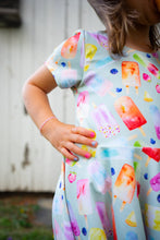 Load image into Gallery viewer, Spring Popsicle Twirl Dress