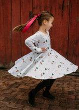 Load image into Gallery viewer, Christmas Reindeer Twirl Dress