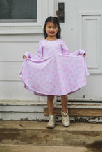 Load image into Gallery viewer, Spring Kitty Cat Twirl Dress