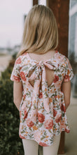 Load image into Gallery viewer, Spring Tie Back Bow Peplum
