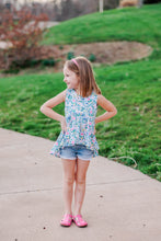 Load image into Gallery viewer, Spring Bright Floral Peplum OR Dress