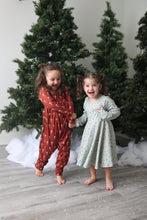 Load image into Gallery viewer, Christmas Candy Canes Romper