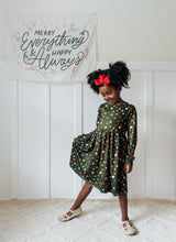 Load image into Gallery viewer, Christmas Olive Polka Dots