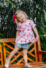 Load image into Gallery viewer, Spring Bow Peplum