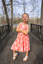 Load image into Gallery viewer, Spring Red and White Stars Twirl Dress
