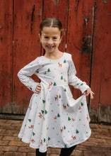Load image into Gallery viewer, Christmas Reindeer Twirl Dress