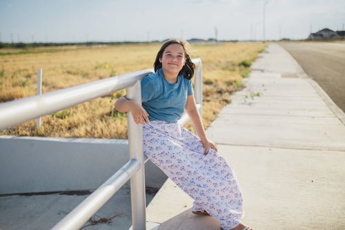 Fall Dainty Floral Maxi Skirt