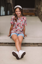 Load image into Gallery viewer, Fall Pink Floral Tee