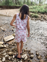 Load image into Gallery viewer, Spring USA Flags Shorts Romper