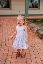 Load image into Gallery viewer, Spring American Flag Twirl Dress