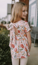 Load image into Gallery viewer, Spring Tie Back Bow Peplum
