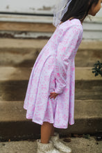 Load image into Gallery viewer, Spring Kitty Cat Twirl Dress