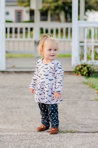 Fall Polka Dot Leggings or Bells