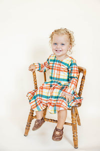 Fall Plaid Twirl Dress