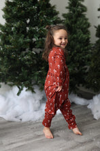 Load image into Gallery viewer, Christmas Candy Canes Romper