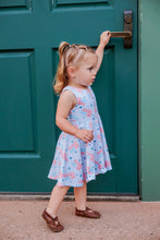 Load image into Gallery viewer, Spring American Flag Twirl Dress