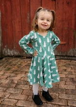 Load image into Gallery viewer, Christmas Snowman Twirl Dress