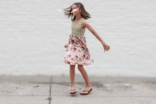 Load image into Gallery viewer, Racerback Floral &amp; Gingham Spring Dress