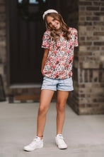 Load image into Gallery viewer, Fall Pink Floral Tee