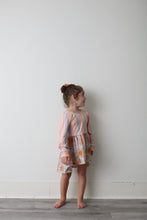 Load image into Gallery viewer, Fall Floral &amp; Stripe High Low