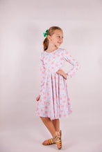 Load image into Gallery viewer, Spring Bright Floral Twirl Dress