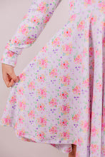 Load image into Gallery viewer, Spring Bright Floral Twirl Dress