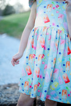 Load image into Gallery viewer, Summer Popsicle Flutter Sleeve Dress