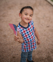 Load image into Gallery viewer, Summer Red, White and Blue Tank