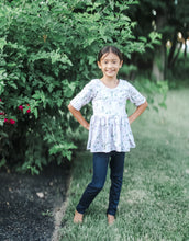 Load image into Gallery viewer, Fall Rose Garden Peplum
