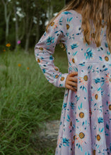 Load image into Gallery viewer, Fall Sunflower Twirl Dress