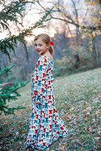 Load image into Gallery viewer, Christmas Bows Maxi Dress
