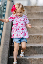 Load image into Gallery viewer, Spring Bow Peplum