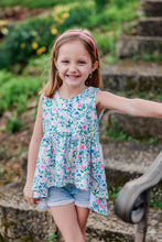 Load image into Gallery viewer, Spring Bright Floral Peplum OR Dress