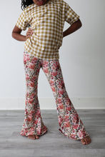 Load image into Gallery viewer, Fall Pink Floral Leggings or Bells