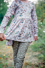 Load image into Gallery viewer, Cream Fall Floral High Low (leggings sold separate)