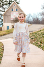 Load image into Gallery viewer, Spring Floral Puff Sleeve Dress